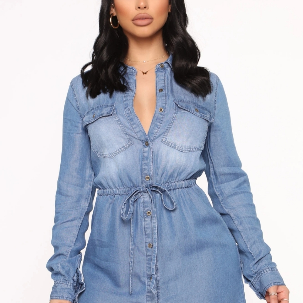 Fashion Nova Denim Dress